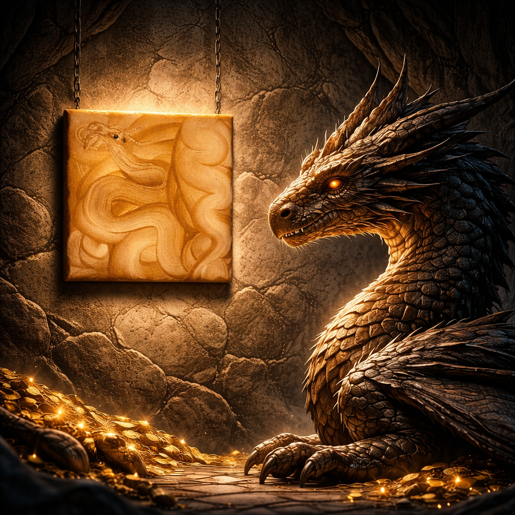 Flusso di Drago D'Oro, BiancoMat