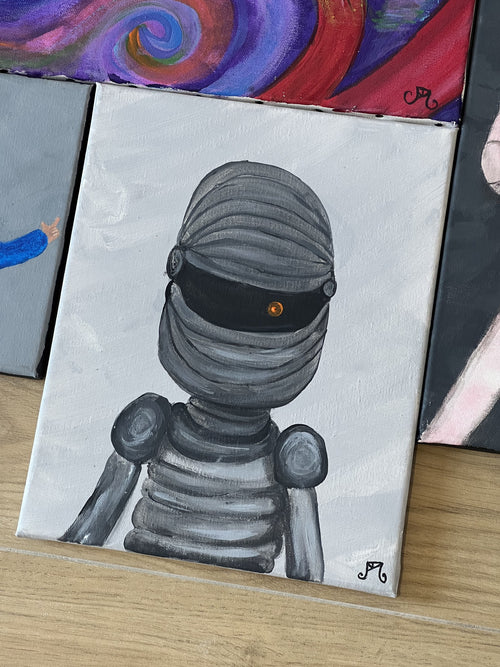 Anche i Robot escon male nelle fototessere, BiancoMat