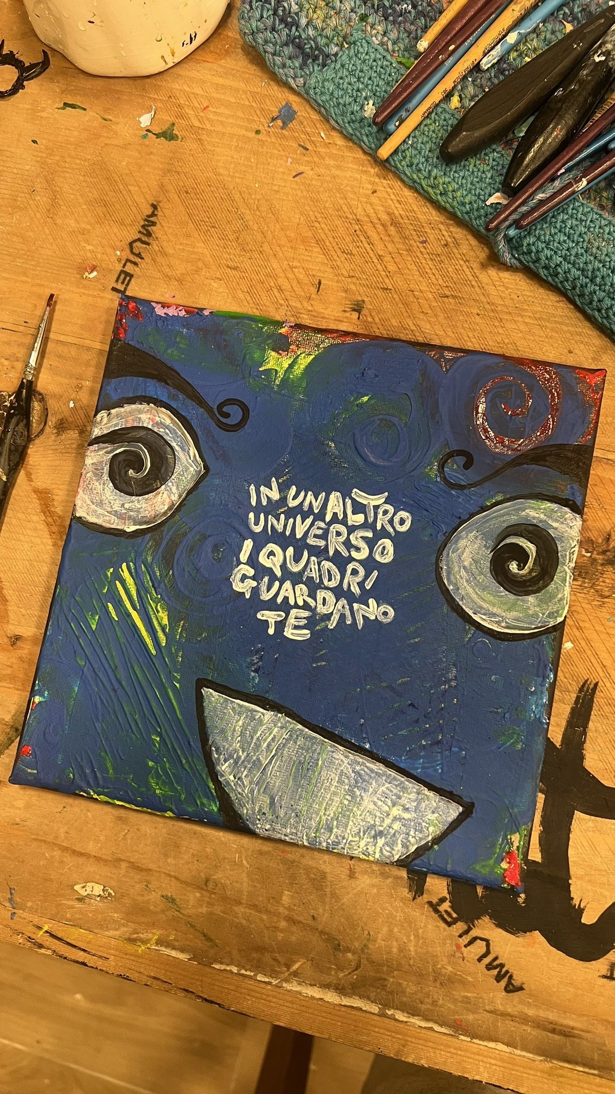 In un altro universo i quadri guardano te 2, BiancoMat