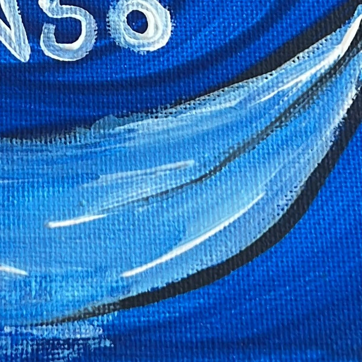 La realtà non ha senso, acrilico su tela 20x20 cm, BiancoMat