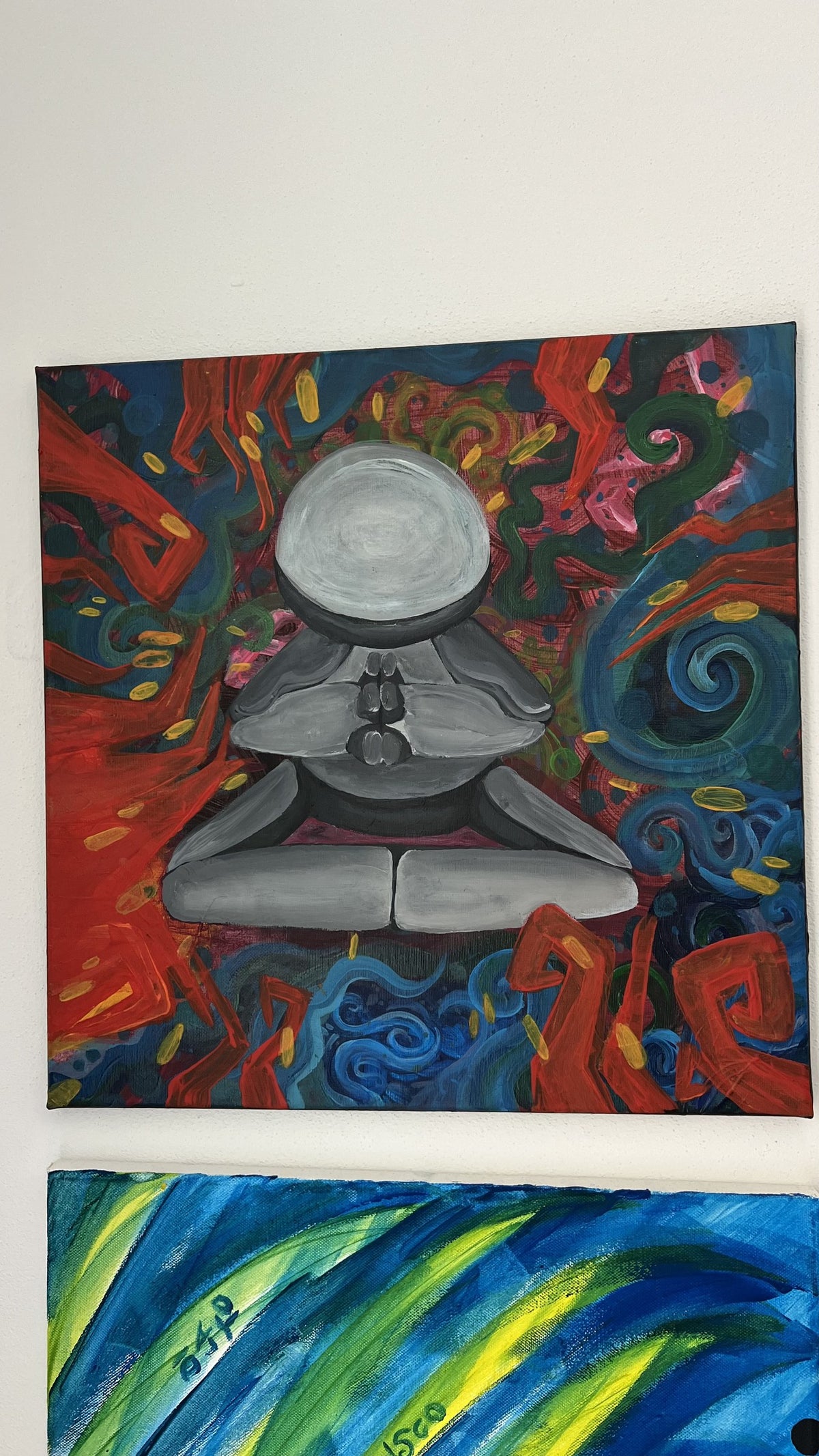 Robot in meditazione, BiancoMat