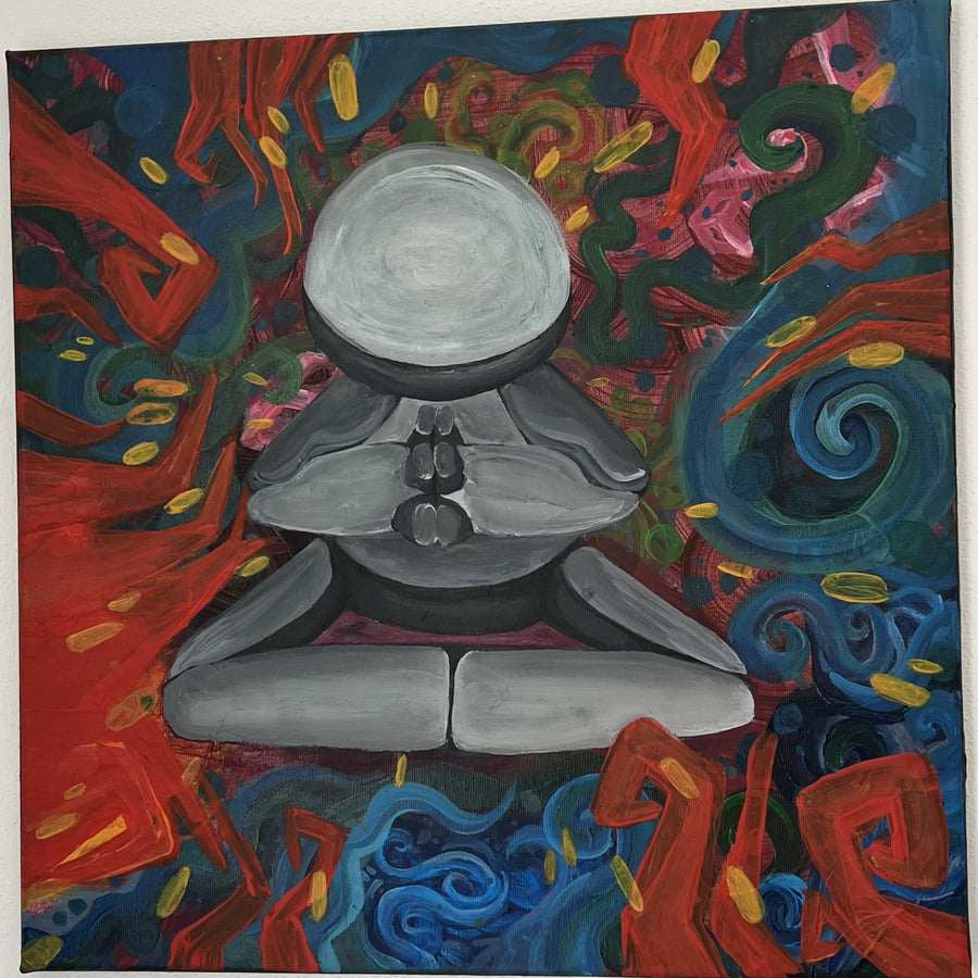 Robot in meditazione