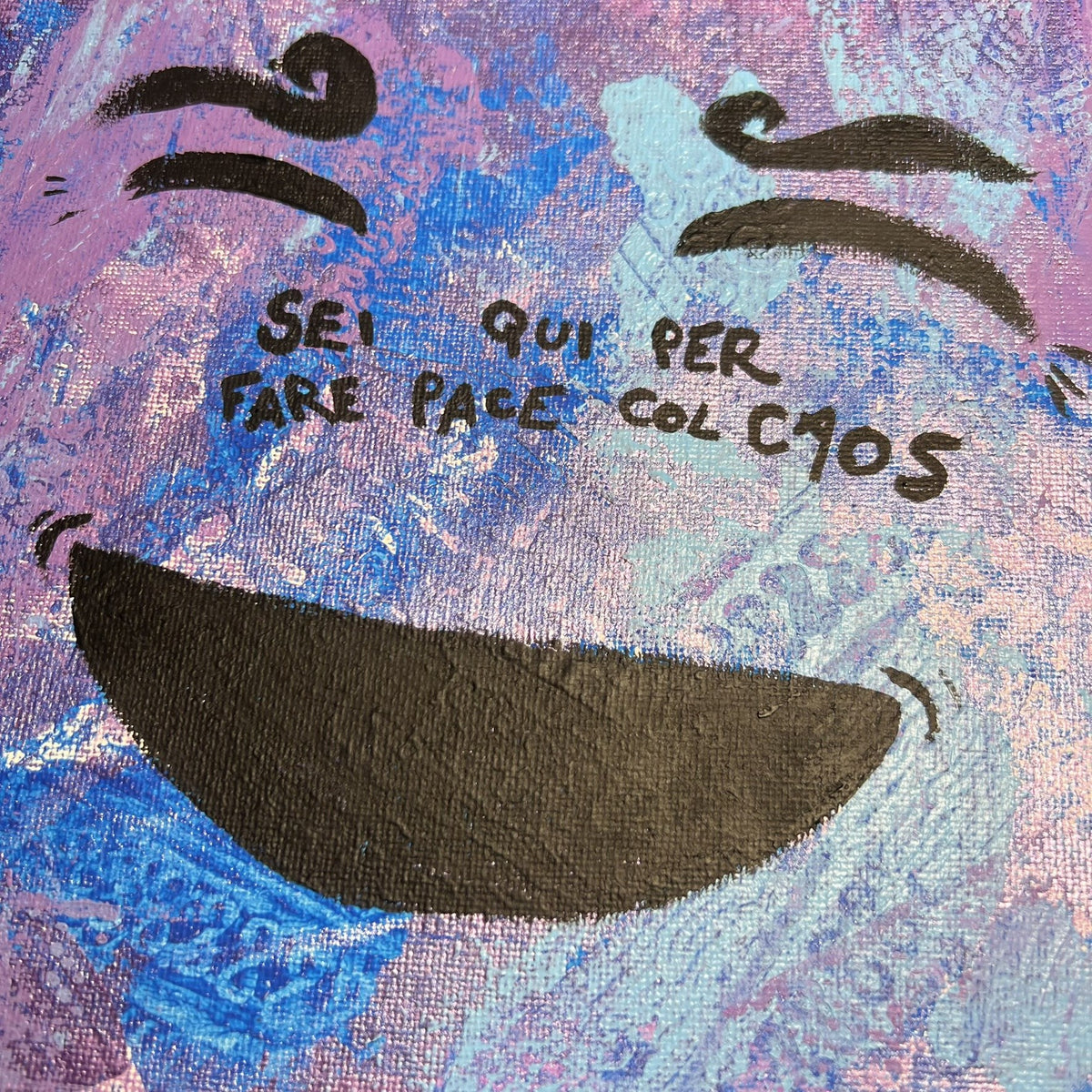 Sei qui per fare pace col caos, BiancoMat