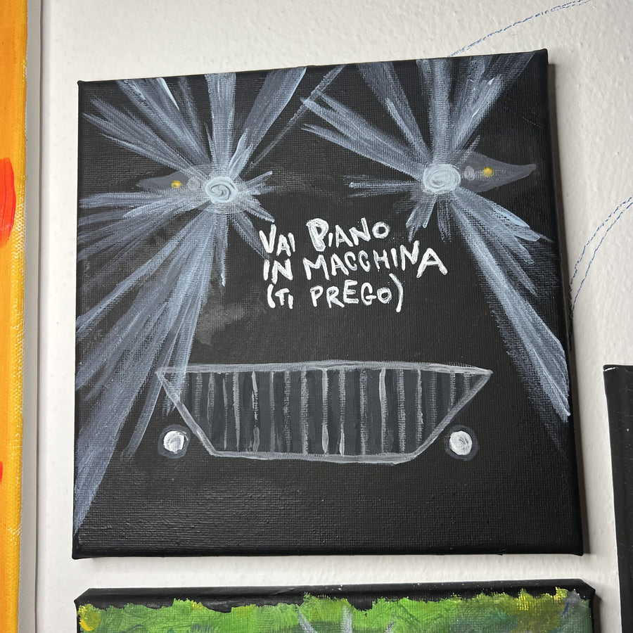 Vai piano in macchina