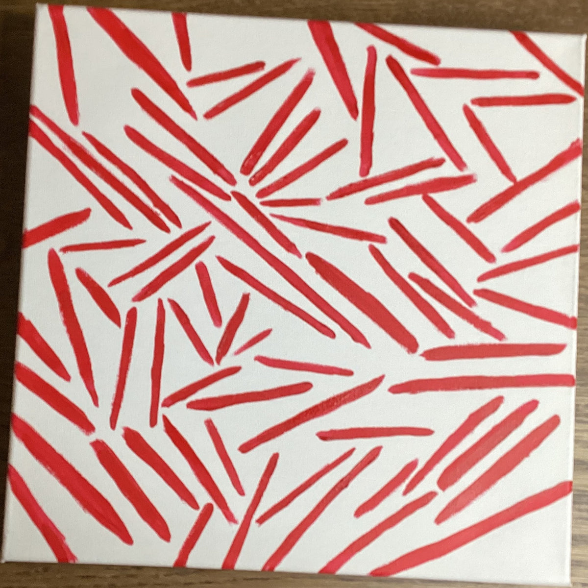 73, acrilico su tela 30x30 cm, BiancoMat